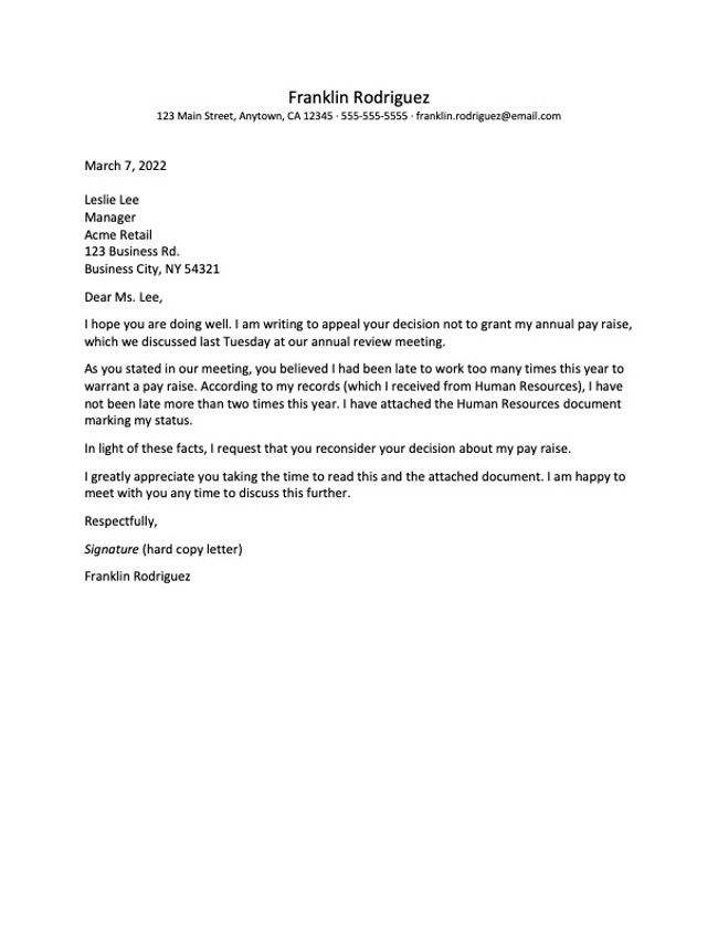 Appeal Letter Template for Insurance Denial