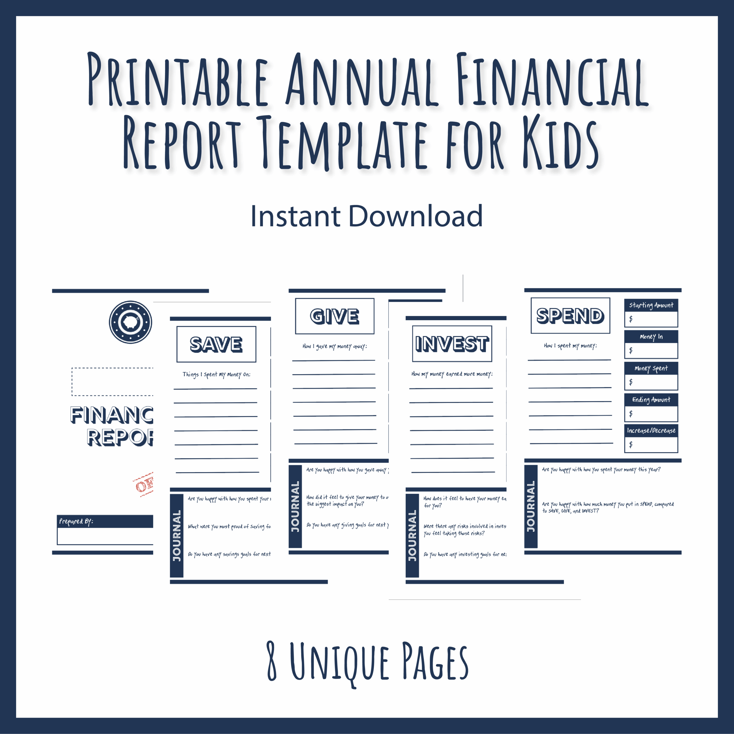 Financial Report Template