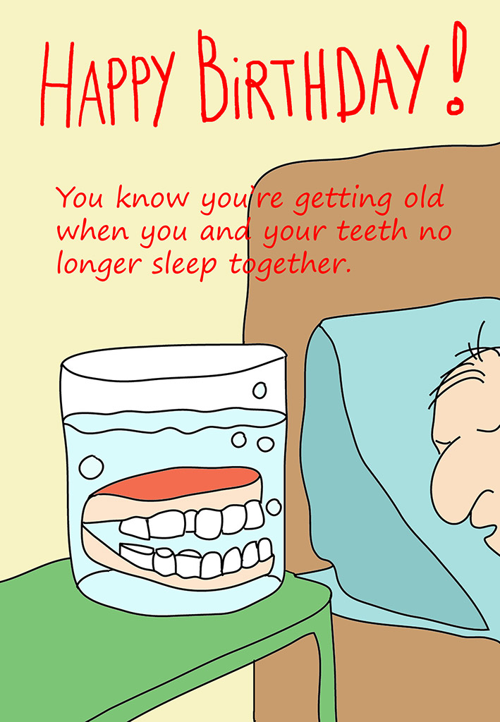 Funny Happy Birthday Cards Template
