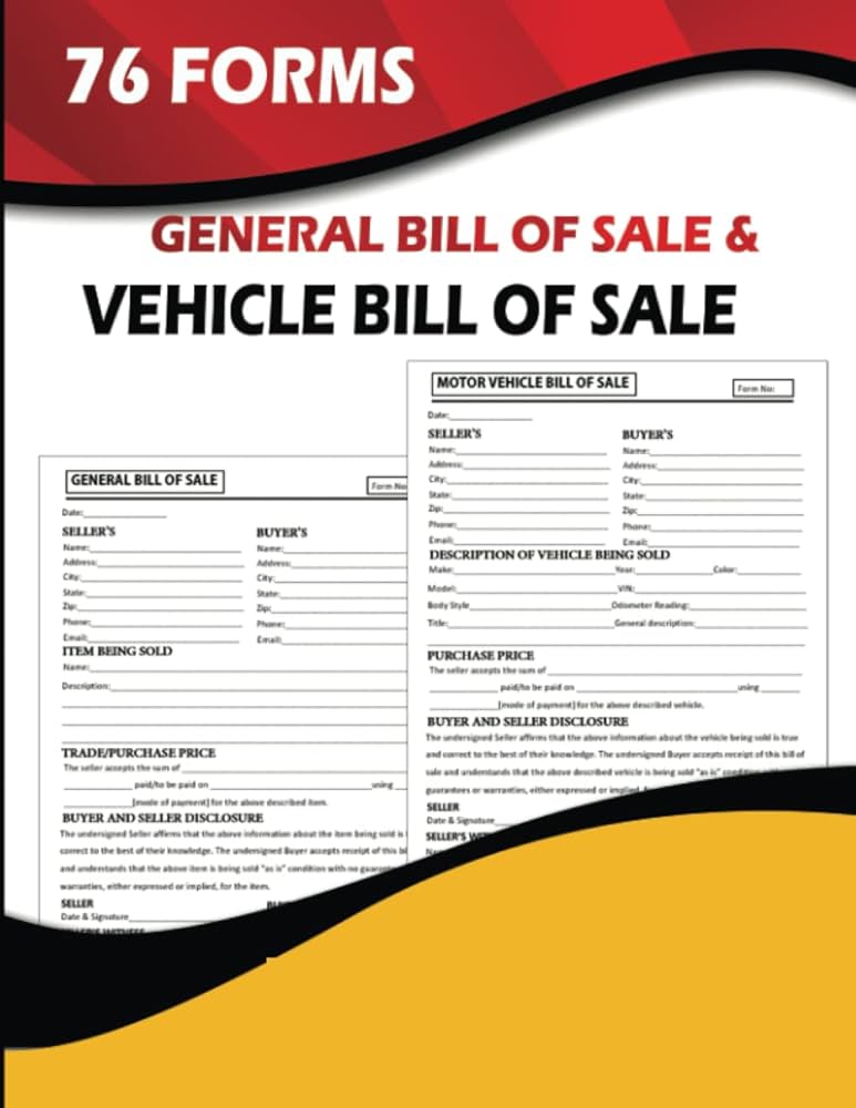 General Bill of Sale Form