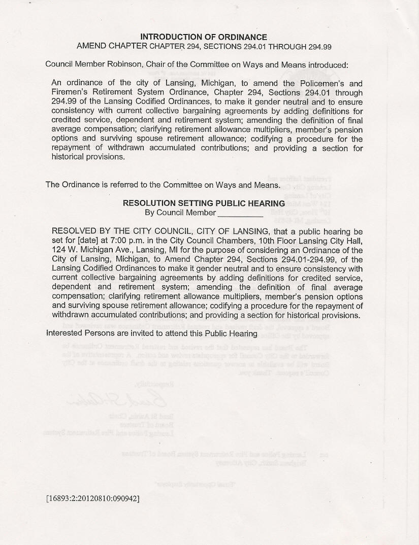 Police Officer Resignation Letter Template