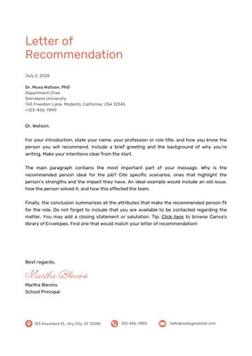 Recommendation Letter Template for Tenant From Friend