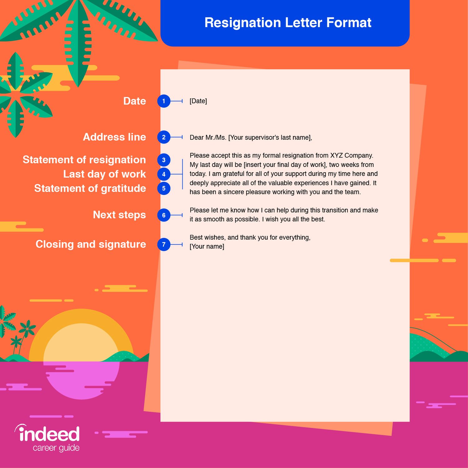 Resignation Letter Template Due to Relocation