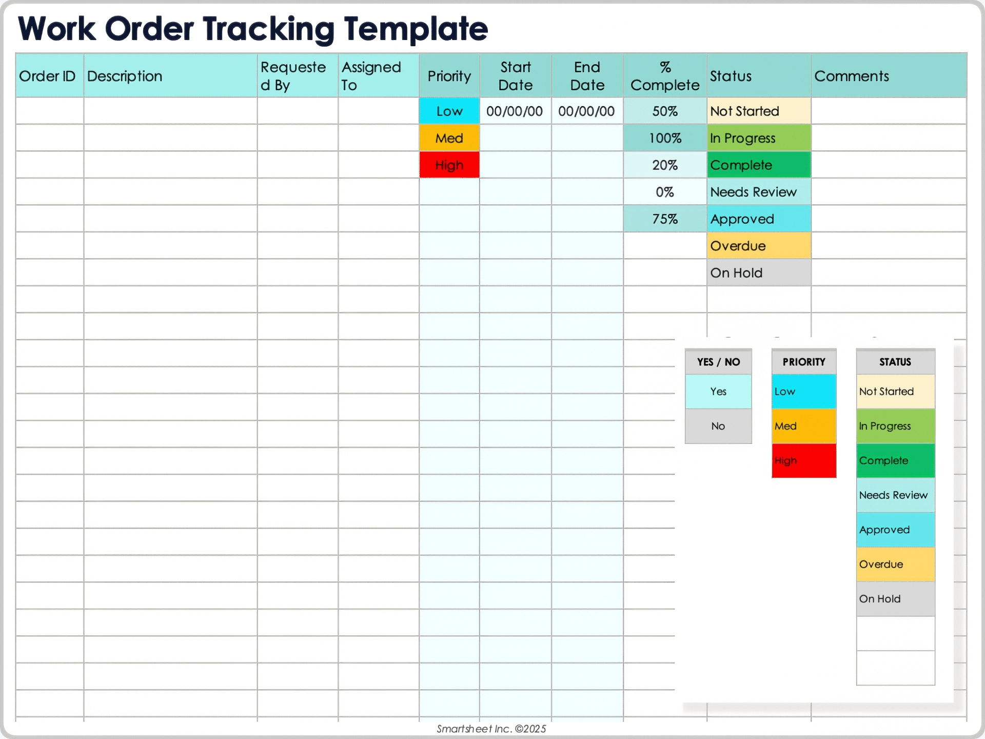 Work Order Template